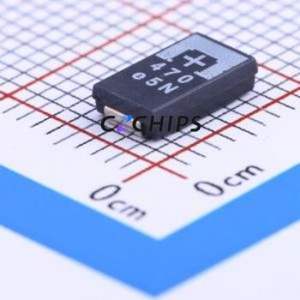 Condensateur au tantale 2R5TPE470M7 (Capacité : 470 µF) (Précision : 20 % Tension nominale : 2,5 V) - Product Image 1