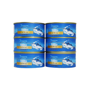 Tonno in scatola OEM ODM di alta qualità in salamoia 170g 185g tonno Bonito - Product Image 6