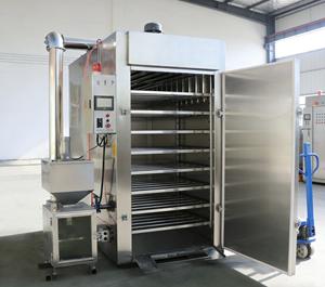 Four à fumer professionnel avec fonctions de fumée chaude et de fumée froide pour la transformation artisanale de la viande, du fromage et des fruits de mer - Product Image 4