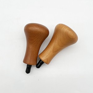 En stock: tamper para cafetera con mango de madera, molinillo de espresso de nogal negro, mango de madera, martillo tamper y accesorios de madera. - Product Image 4