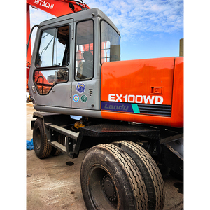japan excavator 100% Original Hitachi EX100WD Wheel Excavator EX100 <b>cheap</b> Used - Product Image 2