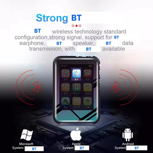 เครื่องเล่น MP3 หน้าจอสัมผัสเต็มรูปแบบ BT เครื่องเล่นเพลงพกพาไร้สาย รองรับการเล่นวิดีโอ การ์ด TF วิทยุ FM สำหรับความบันเทิงของนักเรียน - Product Image 6