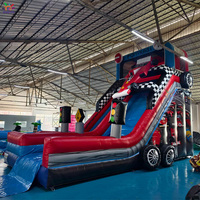 Toboggan aquatique gonflable commercial géant pour enfants et adultes