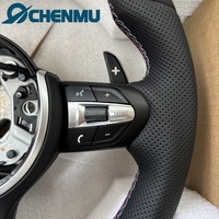 Volant sport en cuir pleine fleur avec chauffage et vibration pour BMW 320 525 F10 F30 E90 F70 E71 F31 F32 X5 X6 F01 F07 F20 F11 F22 F25
