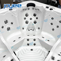 JOYEE 2025 Nouveau design Vente chaude SPA Grossiste Fabricant OEM Usine de spas Jacuzzi extérieur de jardin avec système Balboa et armoire