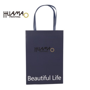 Sacs en papier multicolores Huamao, attrayants et avec poignée, commande en gros pour vêtements, cosmétiques et emballages cadeaux - Product Image 2