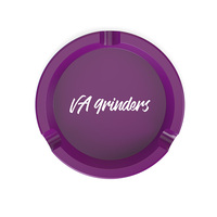 Accessoires pour fumeurs en aluminium, cendrier portable en alliage d'aluminium fumé pour porte-cendres.