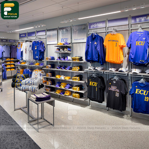 ชั้นวางเสื้อผ้าสำหรับร้านขายเสื้อผ้าสตรี ชั้นวางเสื้อผ้าสำหรับร้านค้าปลีก ดีไซน์อุปกรณ์จัดแสดงเสื้อผ้า - Product Image 1