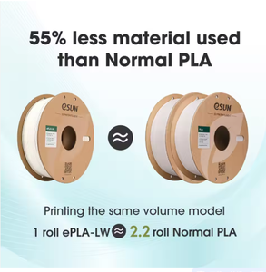 Filamento para Impresora 3D ESUN Epla-lw, 1.75mm, 1kg, Filamento Ligero de Baja Densidad PLA LW - Product Image 5
