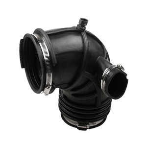 Manguera de entrada de aire 696-077 25147210 para BMW de goma con abrazadera, pieza de repuesto - Product Image 2