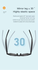 F06 Smart Eye Glasses TWS Earbuds Touch <b>Control</b> Bone Conduction Headphones HIFI Smart Sunglasses Audio Glasses - Product Image 4