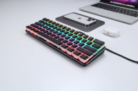 Portable 60% Mini RGB Backlit 61-Key USB Mechanical Wireless Game Mouse Win-Lock Programmable Keys Cherry/Kailh Gateron Switches