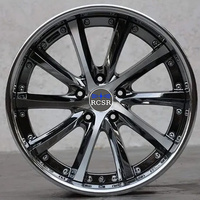 Jantes forgées en chrome personnalisées RCSR en 2 parties, 5x114.3, 20, 22, 24 pouces, concaves, jantes Vishnu en 2 parties pour INFINITI Q50