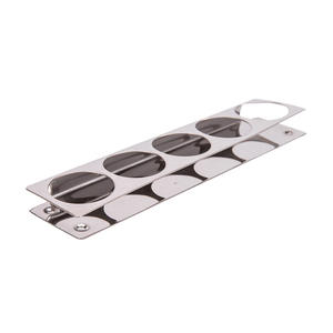 Support en acier inoxydable pour technicien dentaire avec porte-goutte à gouttes brun, organisateur d'instruments et d'outils pour pinces dentaires - Product Image 4