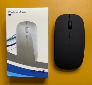 Souris de jeu sans fil BT avec rétroéclairage RVB ultra-mince alimentée par batterie pour iPad, tablettes et ordinateurs portables Windows et Android - Product Image 5