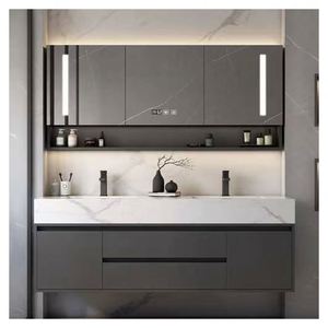 Mueble de Baño Moderno con Espejo y Lavabo, Mueble de Baño para Apartamento, Gran Venta - Product Image 2