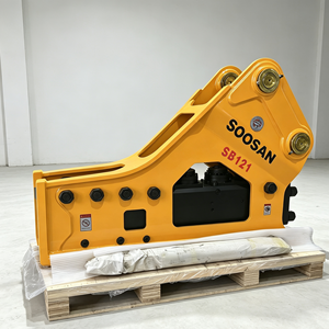 Casse-roche hydraulique silencieux de type latéral SB121 avec moteur pour la démolition de roches, pour excavatrice de 28 à 35 tonnes - Product Image 4