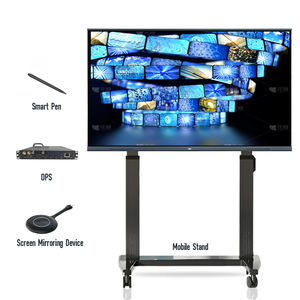 Tableau blanc interactif IFPD Android <span class=keywords><strong>14</strong></span> en gros, écran LCD 4K HD, tableau intelligent pour l'école, écran tactile TV avec télécommande - Product Image 1