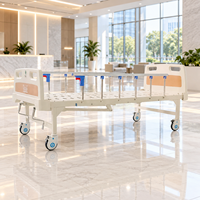 Lit médical manuel multifonctionnel réglable à double fonction pour le soutien et la réadaptation des patients en milieu hospitalier et clinique