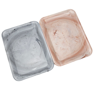 Assiette de service multi-usages pour l'école et la maison Plateau alimentaire en plastique PP durable