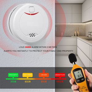 Factory 10 Years Built-in Lithium Battery <strong>Smoke</strong> <strong>Detector</strong> <strong>Smoke</strong> Alarm En14604 <strong>Approved</strong> Alarma De Humo Rauchmelder - Product Image 5