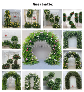 Arreglo Floral de Vegetación Artificial LEDA Real Touch, Camino de Flores, Plantas Verdes para Decoración de Bodas - Product Image 4