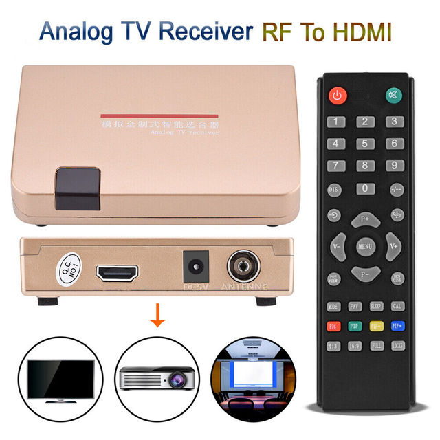 Wholesale RF to HDMIConverter Coaxial to HDMIAdapter for Analog TV Source Compatible with VCR/DVD Player & Security DVR System