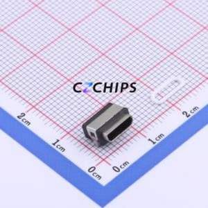 HYCW240-USBD05-333B USB Connector SMD Connector Micro-B Female Horizontal Mount 5P - Product Image 1