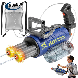 Pistola <span class=keywords><strong>de</strong></span> Agua Eléctrica para Adultos y Niños, Capacidad <span class=keywords><strong>de</strong></span> 3000 ml, Control por Voz, Alcance <span class=keywords><strong>de</strong></span> 26-30 Pies, Pistola <span class=keywords><strong>de</strong></span> Agua Gatling con Luces LED - Product Image 1