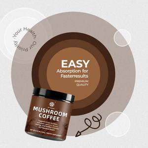 אבקת קפה פטריות OEM, תערובת אבקת תמצית <span class=keywords><strong>10</strong></span> סוגי פטריות, תוסף קפה פטריות רעמת האריה, ריישי וצ'אגה - Product Image 6