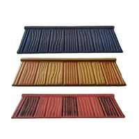Tuile de Toiture Métallique Moderne Revêtue de Pierre, Fourniture Directe Usine, pour Appartements et Hôtels, Tôle de Toiture Durable et Imperméable pour le Marché Africain