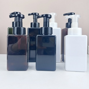250ml 450ml 650ml <b>Empty</b> Square Foam Top Pump <b>Bottle</b> Hand Wash Body Foaming Soap <b>Plastic</b> Foam <b>Plastic</b> <b>Bottle</b> Wholesale - Product Image 1