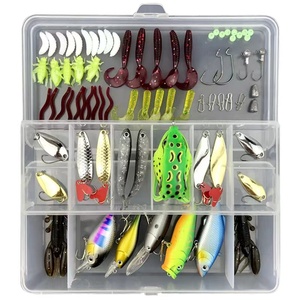 ToMyo Hotsale 75/94/109-delige visuitrusting crankbait minnow popper vib hard en soft kunstaas set aas kit - Product Image 2