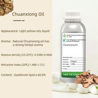 Huile essentielle de Chuanxiong, expérience d'exportation d'usine de 15 ans, remède naturel pour les maux de tête et les douleurs musculaires, huile à base de plantes TCM