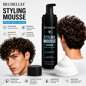 <span class=keywords><strong>Mousse</strong></span> coiffante bio pour barbier OEM ODM, <span class=keywords><strong>mousse</strong></span> volumisante à tenue forte anti-frisottis, produits coiffants à marque privée, MOQ - Product Image 2