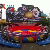 Manège Disco Turntable : Équipement de parc d'attractions, manège à disques rotatifs pour enfants et familles, intérieur/extérieur, pour fêtes foraines et carnavals
