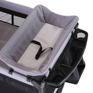 Box per Bambini Pieghevole in Metallo, Comodo e Portatile, Design Moderno con Caratteristiche di Sicurezza, <span class=keywords><strong>Culla</strong></span> per Dormire, Fasciatoio, per Esterni e Soggiorno - Product Image 4