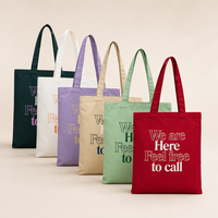 Sac fourre-tout en toile personnalisable avec codes couleur Pantone, avec poignée, grande capacité, réutilisable, pour les courses quotidiennes et les voyages