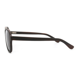Gafas de Sol de Aviador Cuadradas de Acetato de Lujo 2026, <span class=keywords><strong>Color</strong></span> Carey, con Lentes de Nailon, Lentes Verdes TAC Polarizadas - Product Image 3