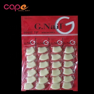 Gnail Africa Fancy Nails 24 sacs suspendus carte de couleur longue courbe carrée ongles artificiels - Product Image 1