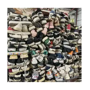 Inventario al por mayor de zapatillas de baloncesto de segunda mano, zapatillas usadas