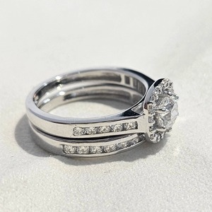 Luxury Iced Out VVS <b>Diamond</b> Hip Hop Engagement Wedding <b>Ring</b> 925 Sterling Silver Brilliant Cut IGI Certified - Product Image 3