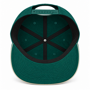 High Quality Structured Flat Gorras Embroidery Letter Logo 6 Panel Fitted Hat Gorras Snapback Cap With Custom Logo - Product Image 4