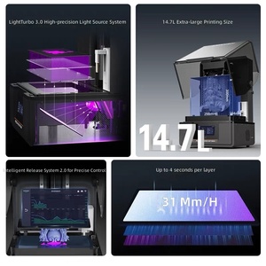 Nouvelle imprimante 3D LCD à résine Photon <span class=keywords><strong>Mono</strong></span> M7 MAX, grande taille haute vitesse 298mm*164mm*300mm, impression assistée par intelligence artificielle - Product Image 3