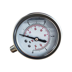 دقة 63-<span class=keywords><strong>Mbar</strong></span> كبسولة مقياس ضغط منخفض مقياس ضغط مانومتر للهواء أو الغاز منخفض الضغط - Product Image 4