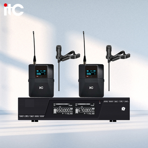 Condenser Studio Microphone chất lượng cao mic không dây Clip mic không dây Lavalier Microphone hệ thống - Product Image 2