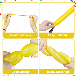 260 pastel globos largos En varios colores globos largos 260 globos Fino de Latex cumpleanos boda lễ hội payaso 260 bóng bay - Product Image 3