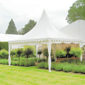 Aluminum Frame Pagoda Tent With PVC <b>Roof</b> Glass Walls 3x3x4x4x5x5 Sizes Fashionable Weddings Events Exhibitions Pagoda Tent - Product Image 1
