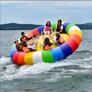 Barco de discoteca inflable al aire libre, cohete de agua inflable, OVNI para parque acuático, parque de juegos para niños y adultos - Product Image 2