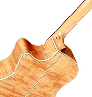 Guitare acoustique Takamine M-95C Jack Donner d'usine d'origine, 41 pouces, avec pan coupé, en palissandre massif, pour guitariste professionnel